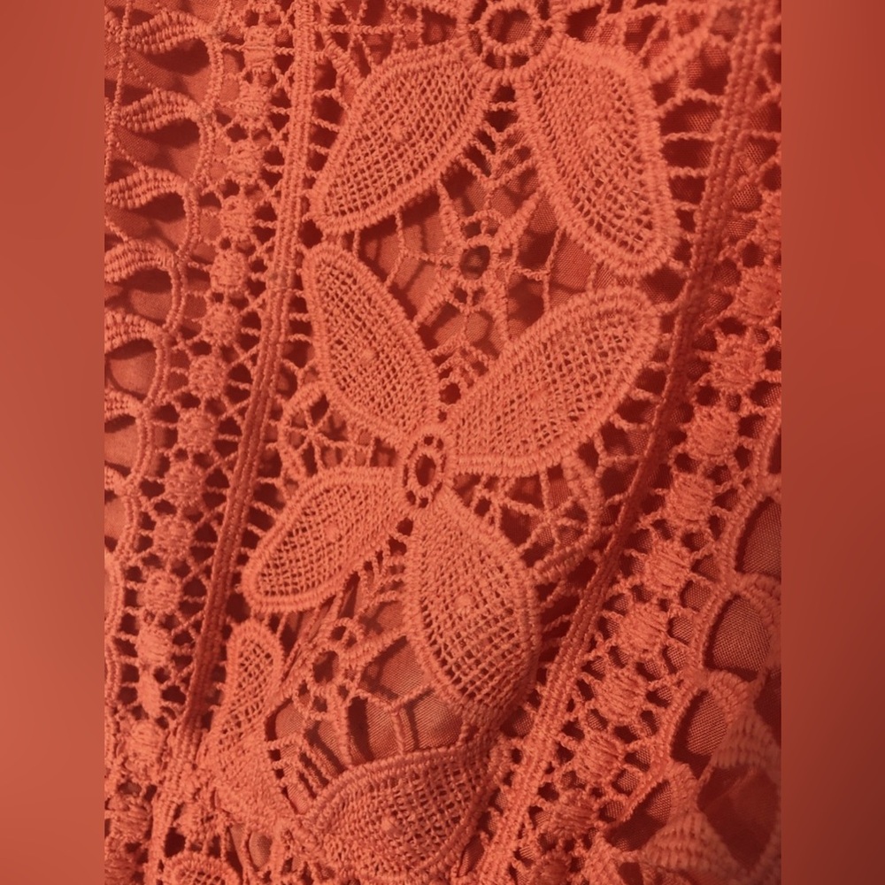 BB Dakota Sandra Mini Dress in Coral 🪸 Sugar Size M - Picture 5 of 11